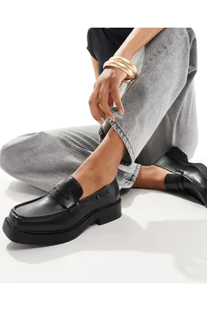 WALK LONDON Taylor saddle loafer in leather