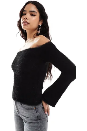 Pretty Lavish Knitted bardot top in