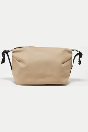 Rains Hilo waterproof wash bag in sand