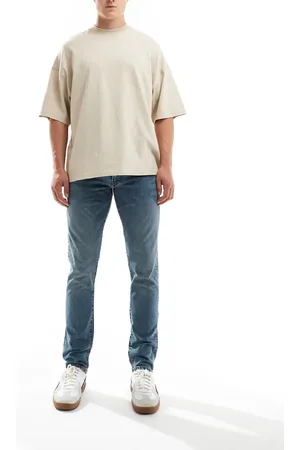 Ralph Lauren Sullivan slim fit icon logo back pocket jeans in mid wash