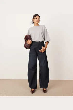 ASOS Sydney denim barrel leg high waist jean in indigo