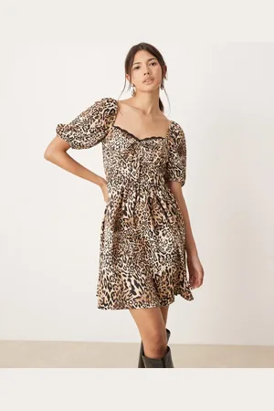 Miss Selfridge Animal mini dress