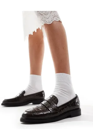 Aldo Lededanten loafers in leather croc