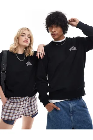 Dickies Aitken left chest logo sweatshirt in and plum