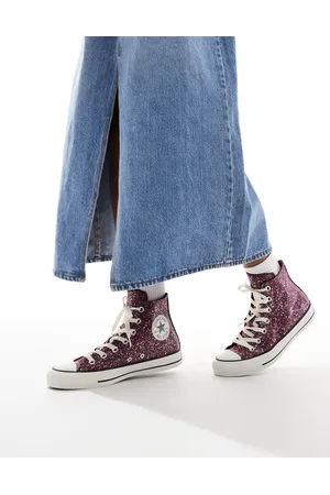Converse Chuck Taylor All Star Hi trainers in glitter