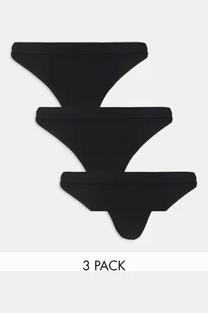 Weekday Cat Seamless 3-pack thong in