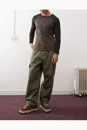 Obey Bigwig baggy twill cargo pants in