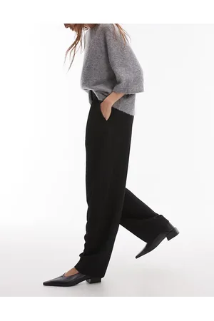 & OTHER STORIES Tailored tapered leg trousers with front pleat detail in