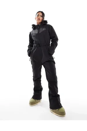 South Beach Ski snow suit with faux fur trim in