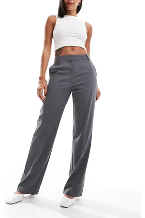 ASOS Tailored slim straight trousers in