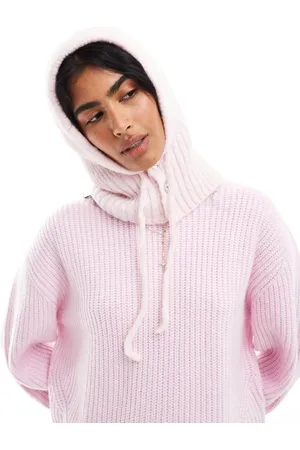 ASOS Hood in baby with crystal heart buttons