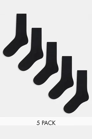ASOS 5 pack sport socks in