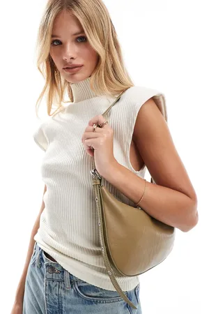 ASOS Super soft slouch shoulder bag with eyelet strap