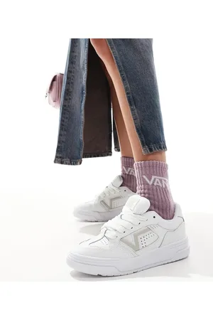 Vans Upland chunky leather trainers in and beige