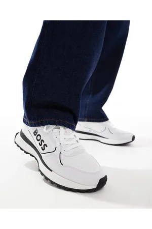 HUGO BOSS BOSS jonah runner trainers in and black