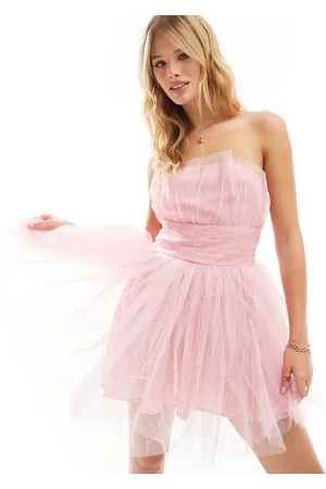 Collective The Label Bandeau mini dress in pretty