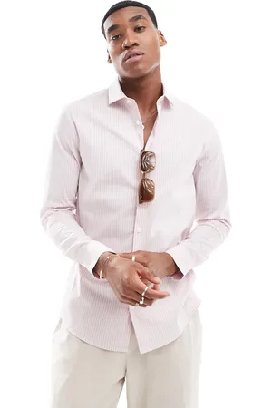 ASOS Slim stripe shirt in