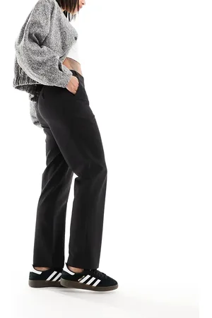 ASOS Tailored slim straight ankle length trousers in