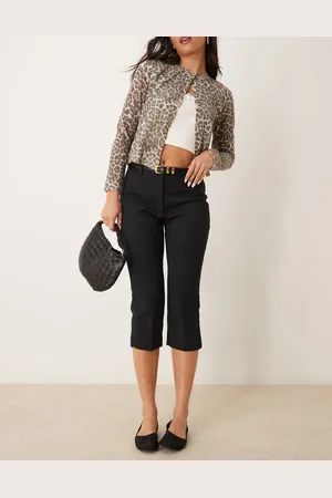 Abercrombie & Fitch Low rise tailored capri pant in