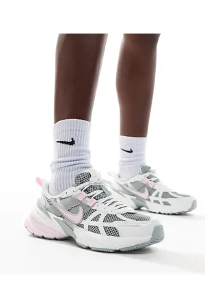 Nike V2K Run trainers in white and