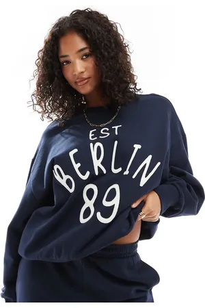 ASOS Sweat co-ord with applique berlin graphic in