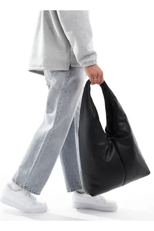 ASOS Puffer tote bag in faux leather