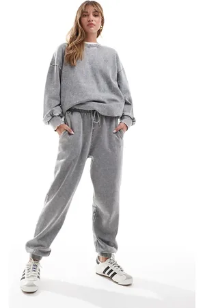 Miss Selfridge Oversized jogger co-ord in acid wash