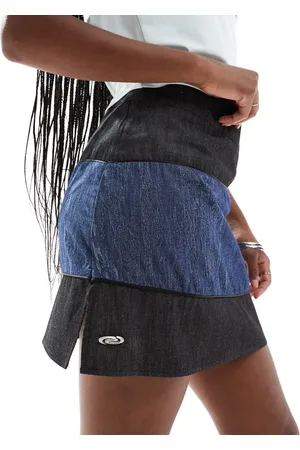 Résumé Resume mini a-line skirt in contrast denim
