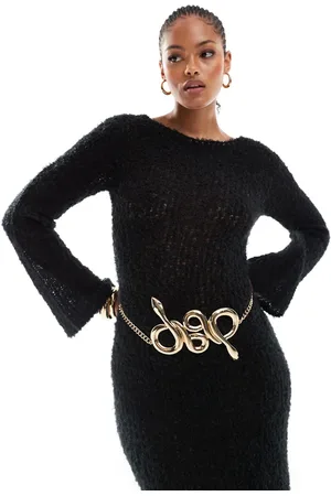 ASOS Snake twist chain belt in