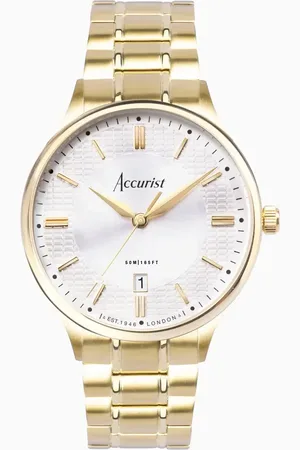 Accurist Classic watch in gold