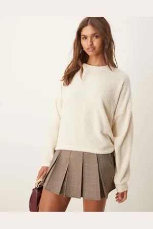 ASOS Boucle knit jumper in cream