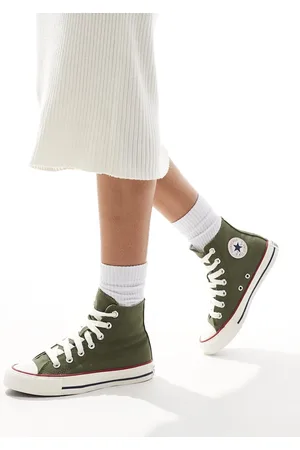 Converse Chuck Taylor All star Hi trainers with chunky laces in