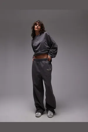 Topshop Community co-ord graphic straight leg jogger in