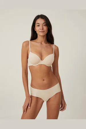 Cotton On Ultimate comfort t-shirt bra in beige