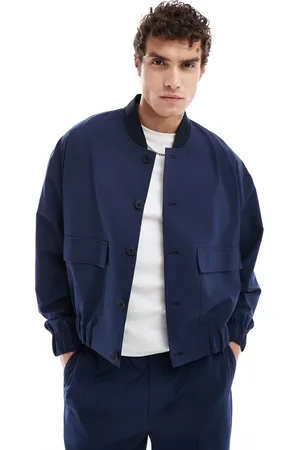 ASOS Smart co-ord button through bomber jacket in