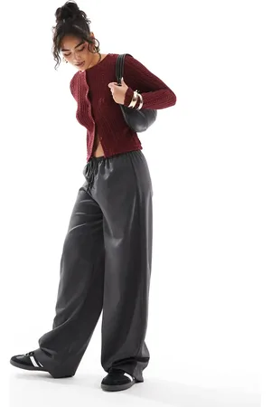 ASOS Tailored barrel leg trouser in