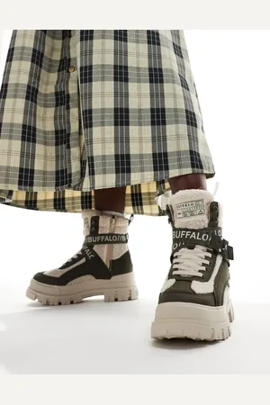 Buffalo Aspha borg boot in beige