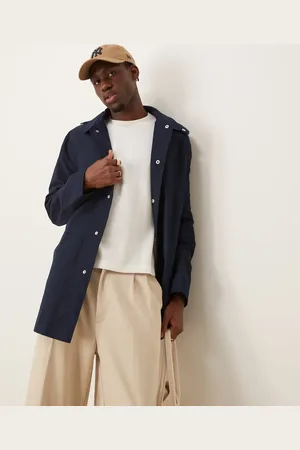 ASOS Hooded short trench coat in