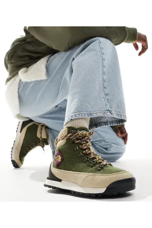 The North Face Back-To-Berkeley IV waterproof hiking boots in olive