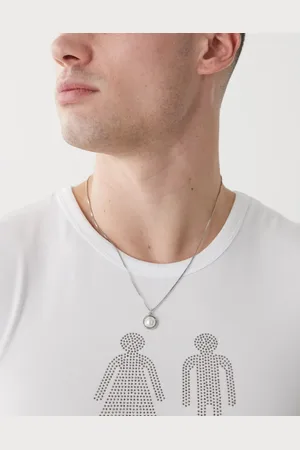 FADED FUTURE Pearl pendant necklace in