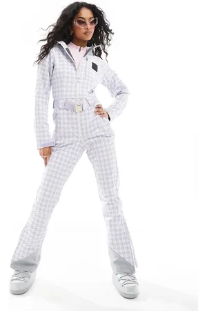 OOSC Houndstooth chic ski suit in