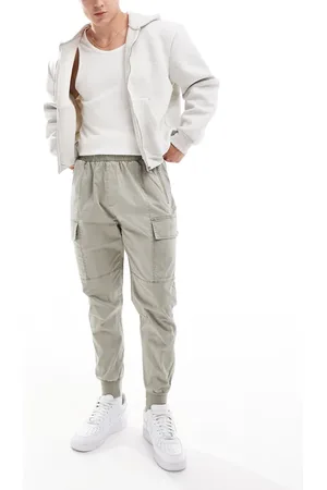 HERA Washed utility cargo trouser in grey