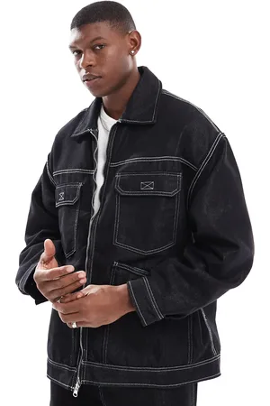 Bershka Co-ord denim jacket in