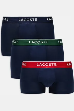 Lacoste 3 pack trunks in /red