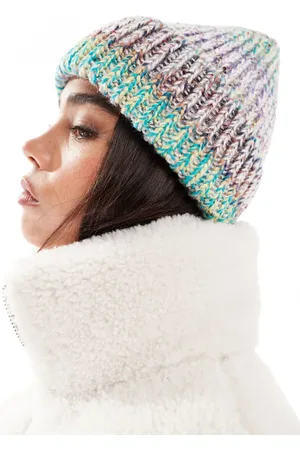 ASOS Wool mix chunky mix knit beanie in