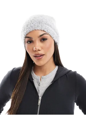 Tommy Hilfiger Teddy beanie in silver