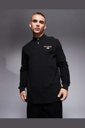Ralph Lauren Sport Capsule logo long sleeve polo in
