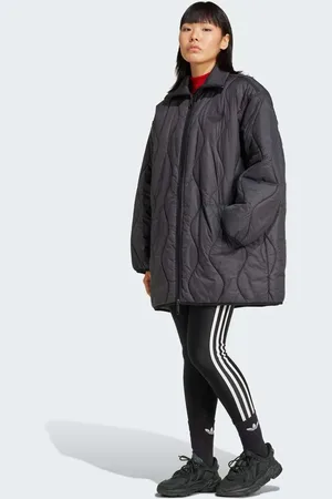 adidas Quilted mid jacket in