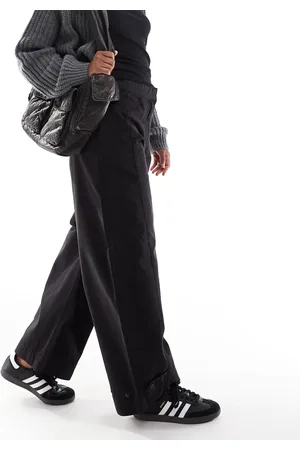 ASOS Relaxed trousers with tab detail in