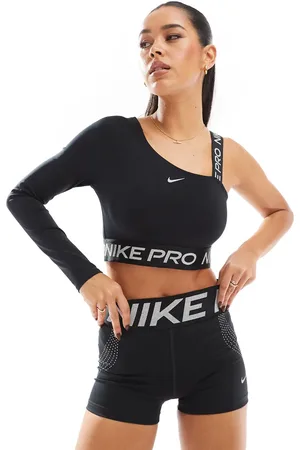Nike Nike Pro Training asymetric long sleeve top in